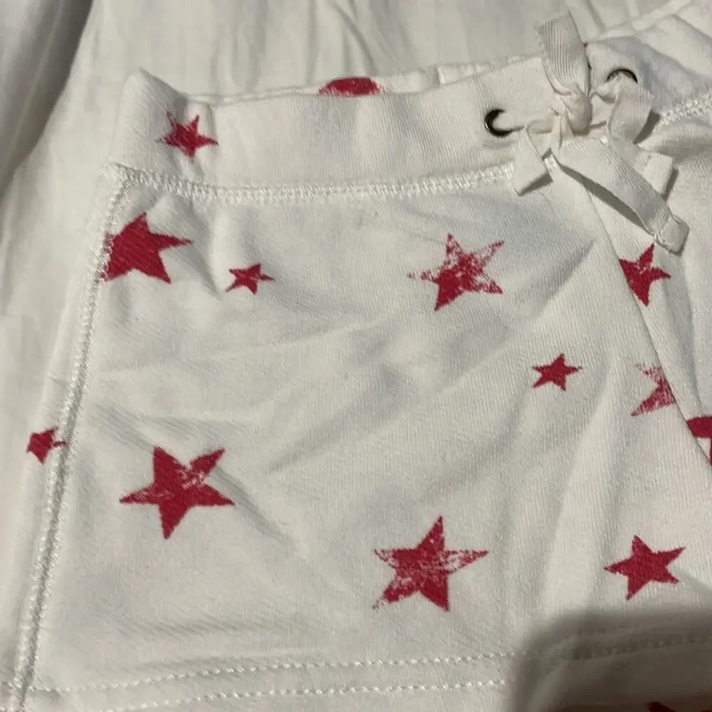 Ralph Lauren 3t cream red star shorts elastic waist nwot French terry new